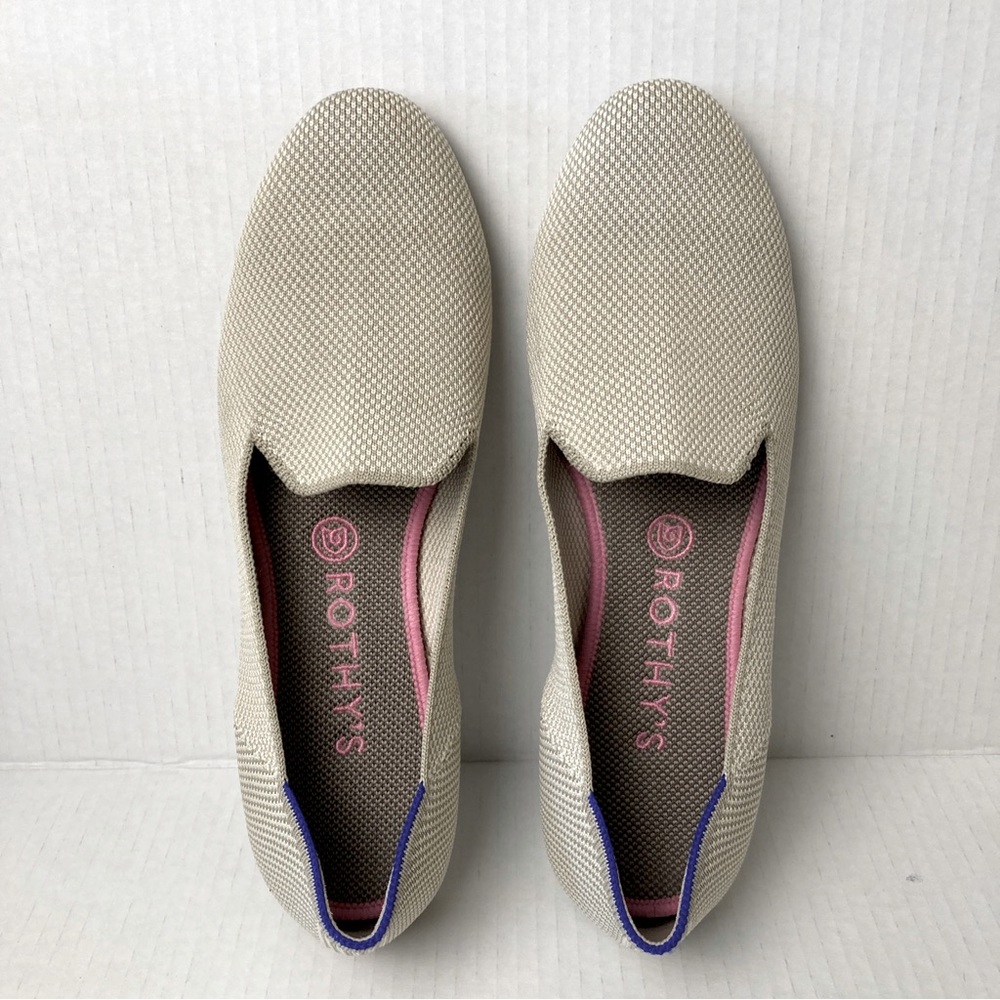 Rothy’s Women’s Ecru Loafer/ballet Flats size 10